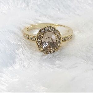 Charter club gold and champagne ring